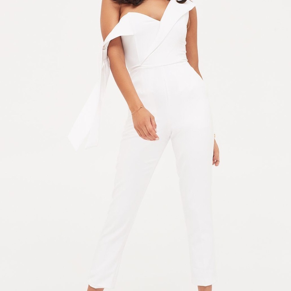 Tie Sleeve Jumpsuit